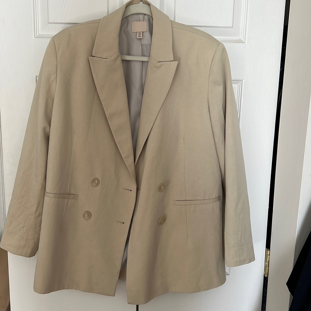 Cream blazer